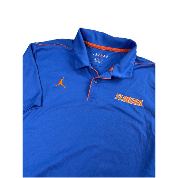 Nike Other - Nike Jordan Brand Florida Gators Basketball Polo Golf Shirt Dri-Fit Large UF